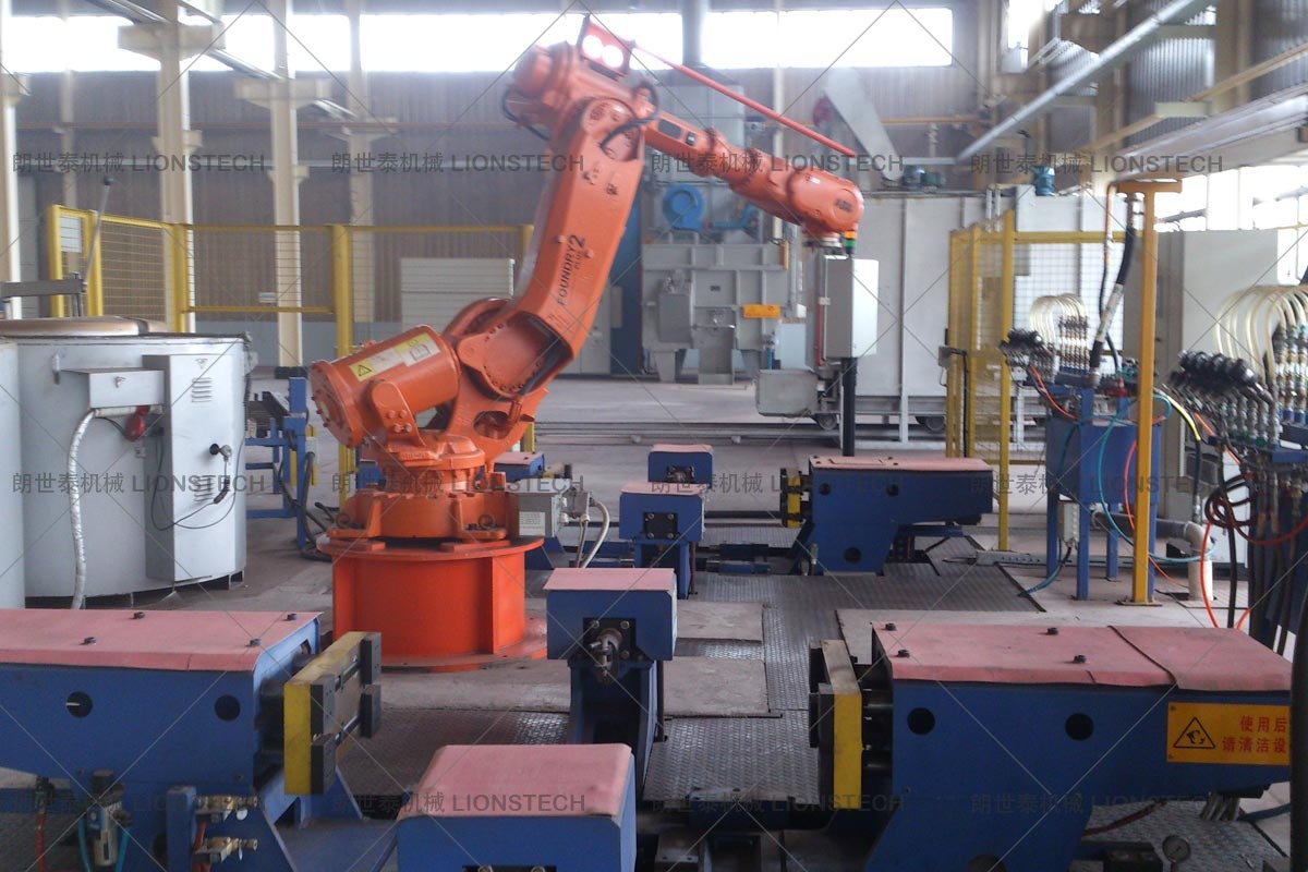 Automatic casting unit project for aluminum castings